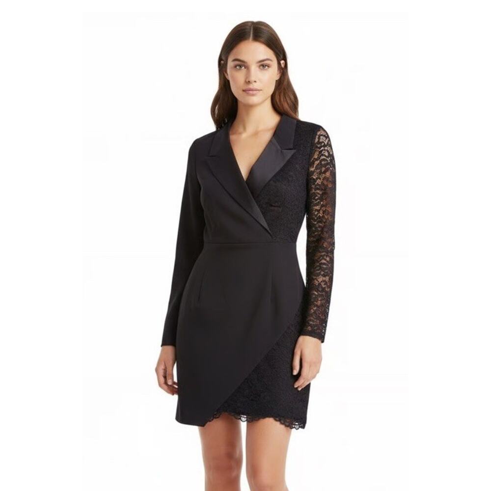 Venus Dress Sz 10 Witchy Goth Whimsygoth Lace Fitted Grunge Mini Open Back Black